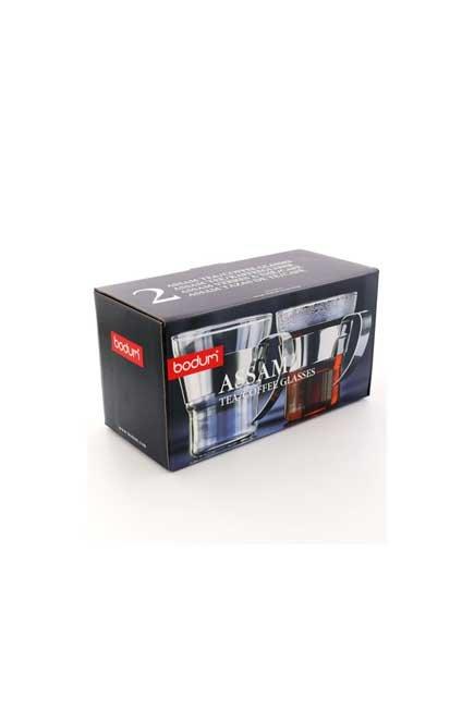 Bodum Assam Glass with Steele Handle 0.3L (Set of 2), , large image number 2
