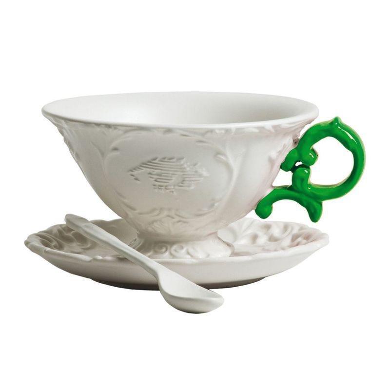 Selleti Set Da Te In Porcellana I Tea Mug Green, , medium