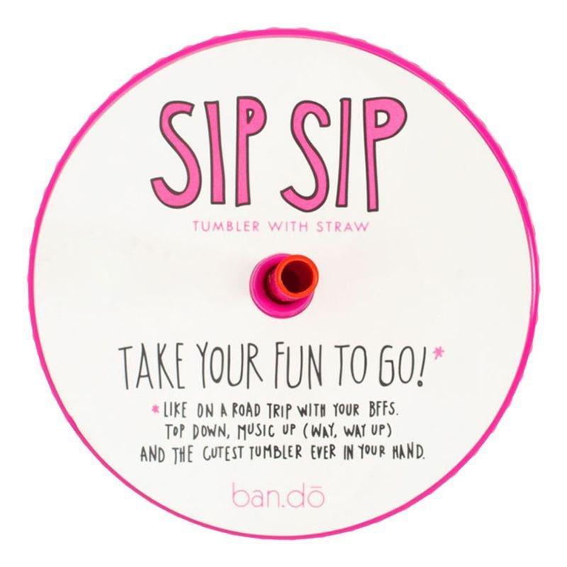 Ban.do Sip Sip Tumbler With Straw Here Comes The Fun Opt 1 590ml, , large image number 2