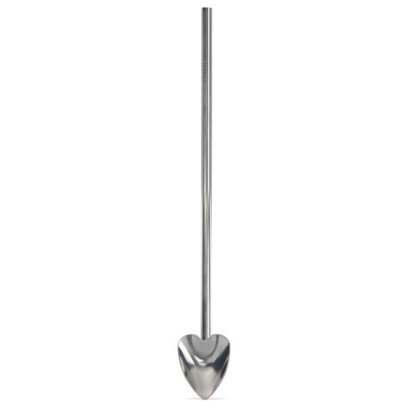 Kikkerland Heart Spoon Straw, , medium
