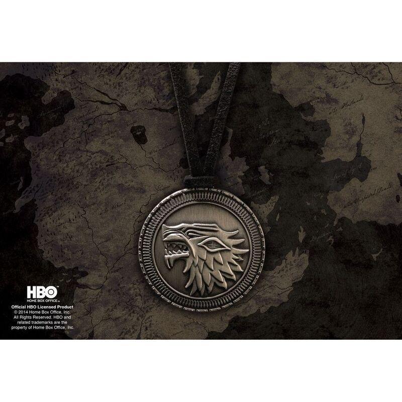 Noble Collection Game of Thrones Stark Shield Pendant, , large image number 2