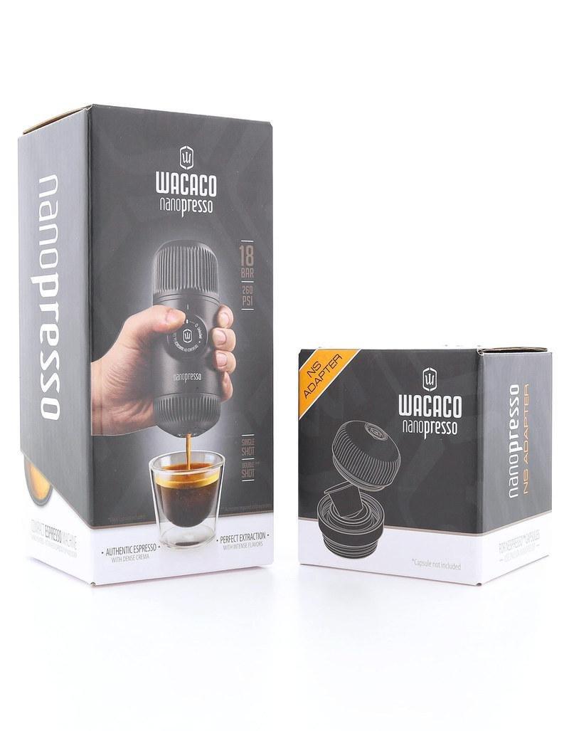 Wacaco Nanopresso Portable Espresso Machine Black + NS Adaptor, , large image number 1