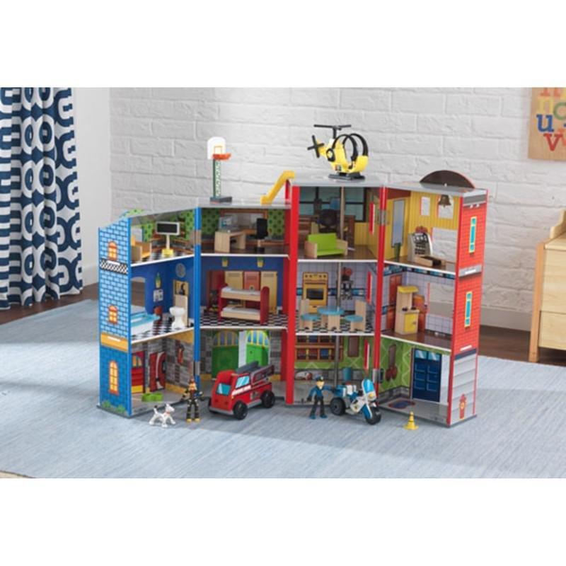 Kidkraft Everyday Heroes Playset Dollhouse, , large image number 8