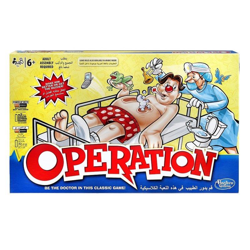 Hasbro Skill Games Classic Operation Game, , large image number 0