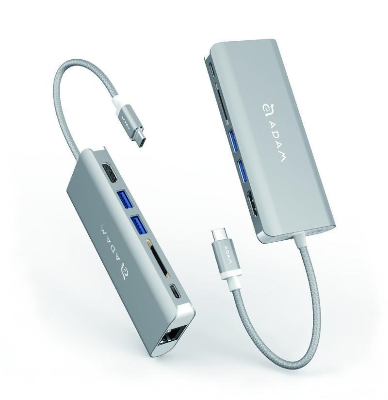 Adam Elements CASA Silver USB 3.1 USB Type-C 6 Port Hub, , large image number 0