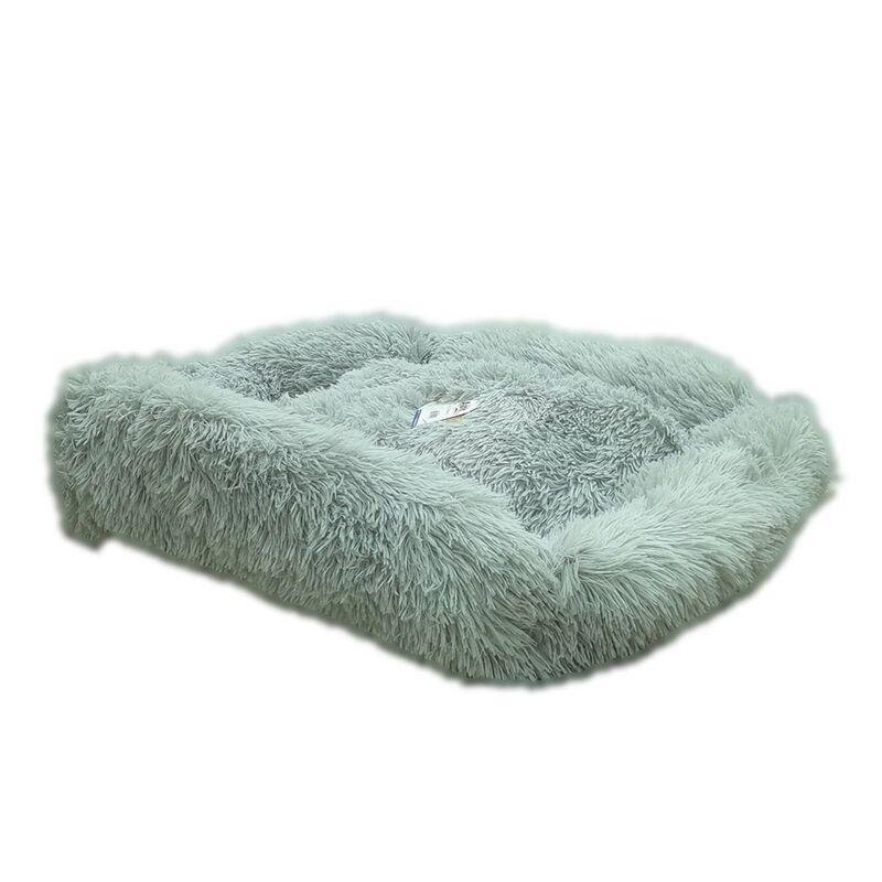 Nutrapet Grizzly Square Bed Grey - 90 X 56 X 18Cm - Large, , large image number 1