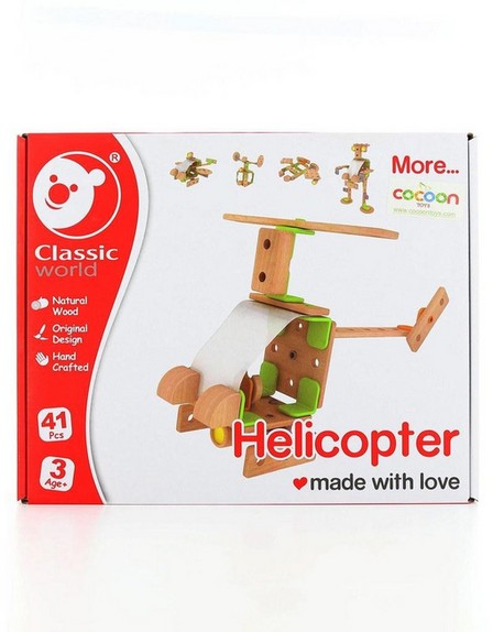 CLASSIC WORLD - Classic World Helicopter Building Set