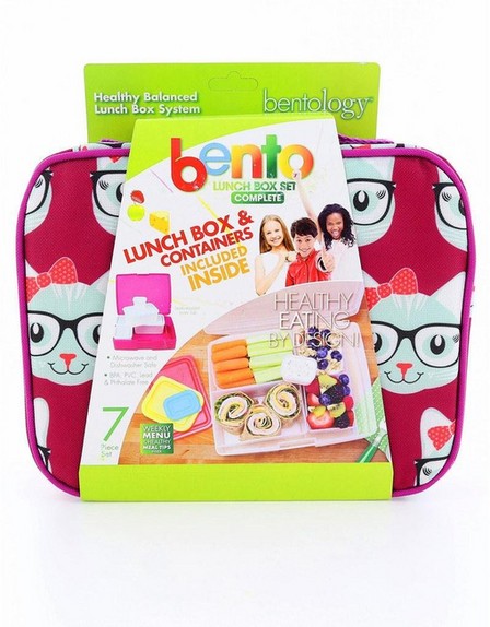 BENTOLOGY - Bentology Kitty Complete Lunch Box Set