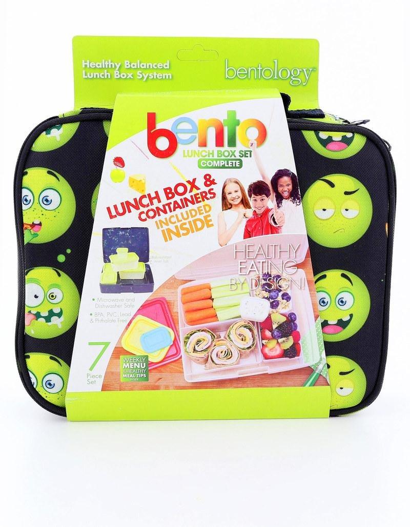 Bentology Emoji Complete Lunch Box Set, , large image number 0