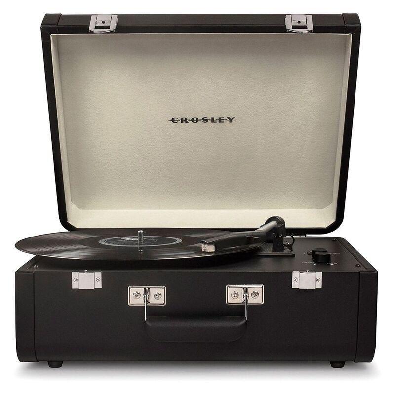 Crosley Portfolio Portable Bluetooth Turntable with Built-in Speakers - Black, , large image number 0