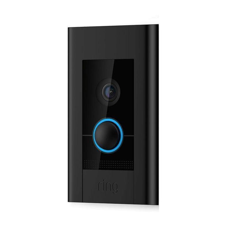 Ring video cheap doorbell black