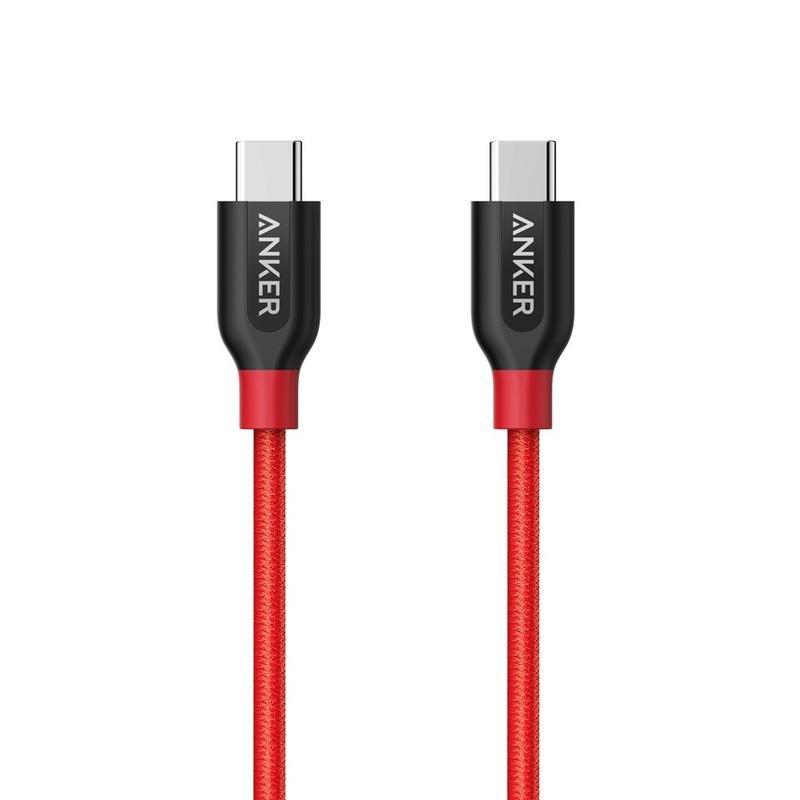 Anker PowerLine+ Red USB-C To USB-C 2.0 Cable 0.9m, , large image number 0