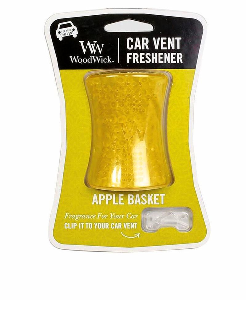 Woodwick Car Vent Apple Basket Green Car Freshener, , large image number 0