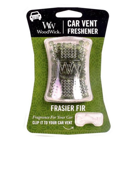 WOOD WICK - Woodwick Car Vent Frasier Fir Dark Green Car Freshener