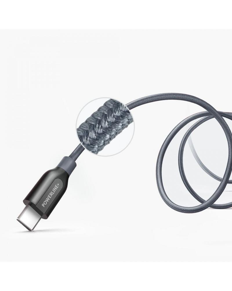 Anker PowerLine+ USB-C to USB 3.0 Cable 6ft Grey, , large image number 1