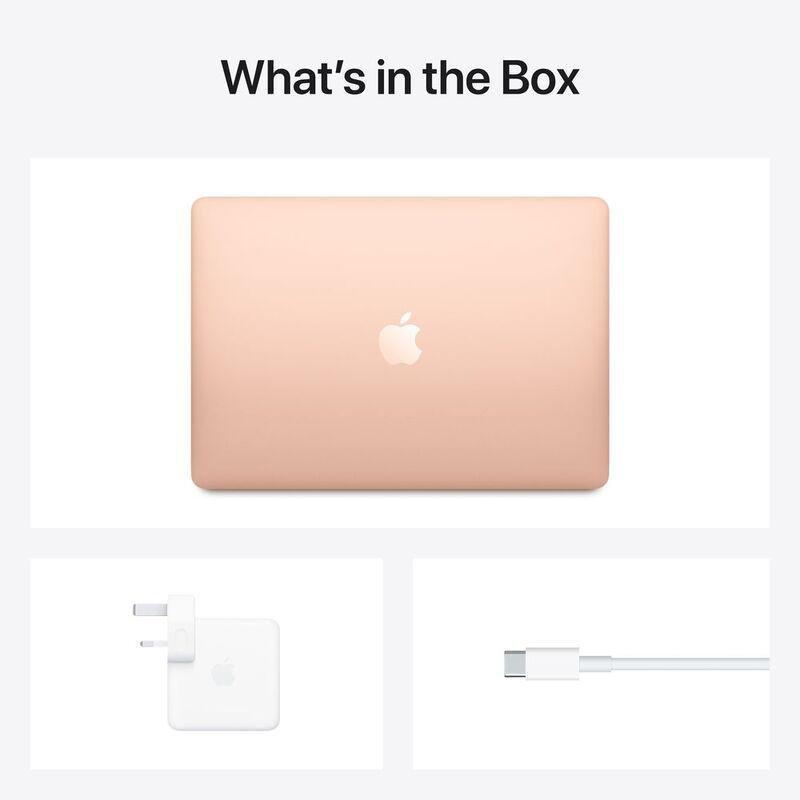 Apple MacBook Air 13-inch 256GB SSD Gold M1 Chip with 8-Core CPU/7-Core GPU (English), , large image number 3
