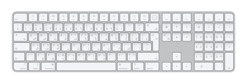Apple Magic Keyboard with Touch ID and Numeric Keypad for Mac Models with Apple Silicon - Arabic, , medium
