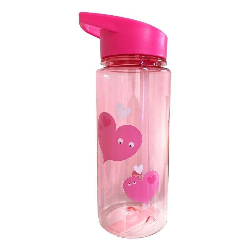Tinc Mallo Flip Straw Water Bottle Pink 550ml, , medium