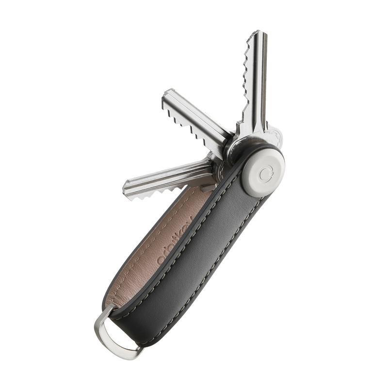 Orbitkey 2.0 Leather Key Organizer Charcoal/Grey, , large image number 0