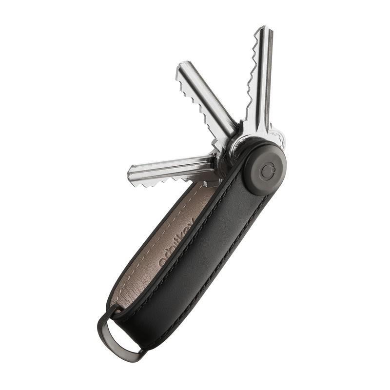 Orbitkey 2.0 Leather Key Organizer Black, , medium