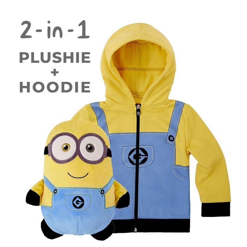 CUBCOATS Cubcoats Bob The Minion Unisex 2-In-1 Hoodie 8 Years | Azadea UAE