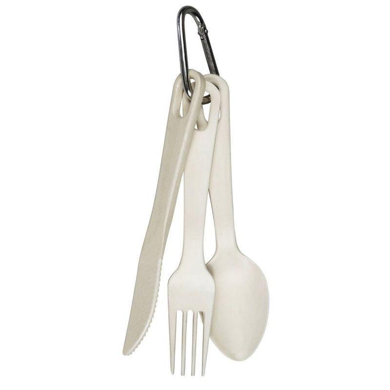 Capventure Take 3 Cutlery Set Coconut White(Set of 3), , large image number 0