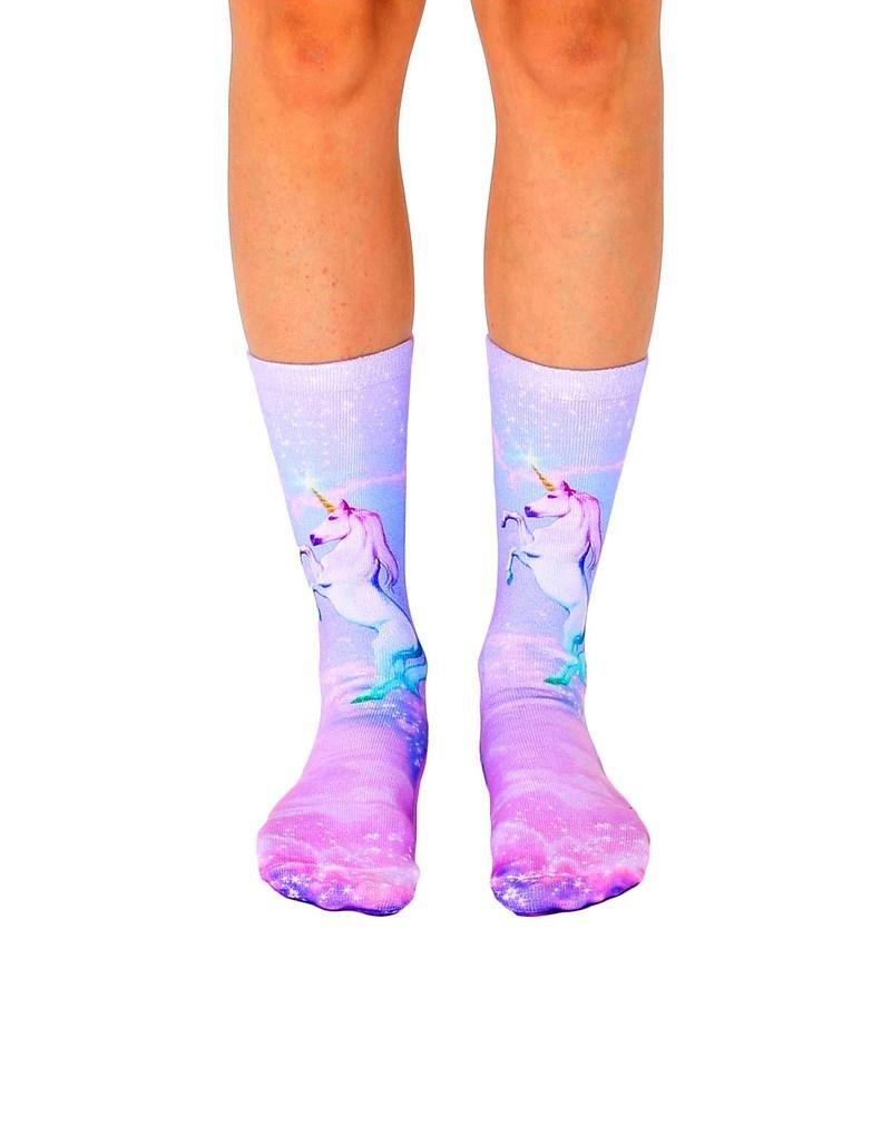 Living Royal Unicorn Dreams Unisex Crew Socks, , large image number 0