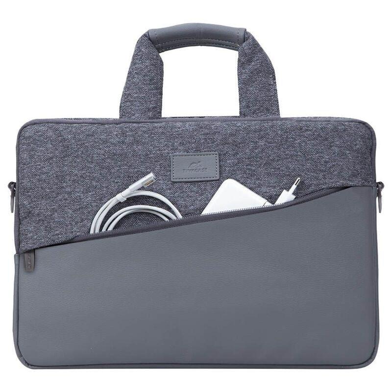 Rivacase 7930 Meesenger Bag Grey for Laptop Up To 15.6-Inch, , large image number 1