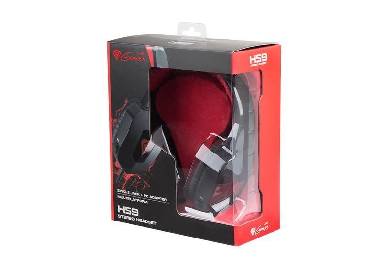 Genesis Natec H59 Binaural Headset Black/Red, , large image number 2