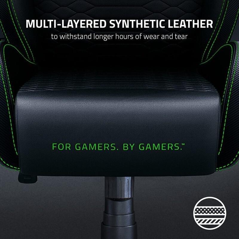 Razer Iskur X Gaming Chair Green XL, , large image number 4