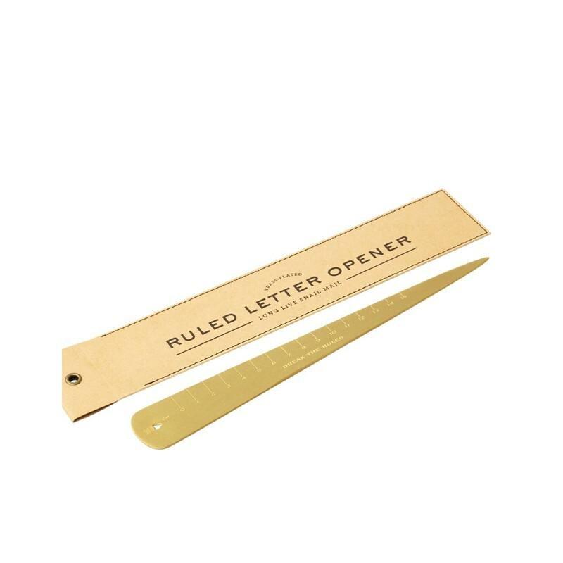 Izola Long Live Snail Brass Letter Opener, , large image number 0