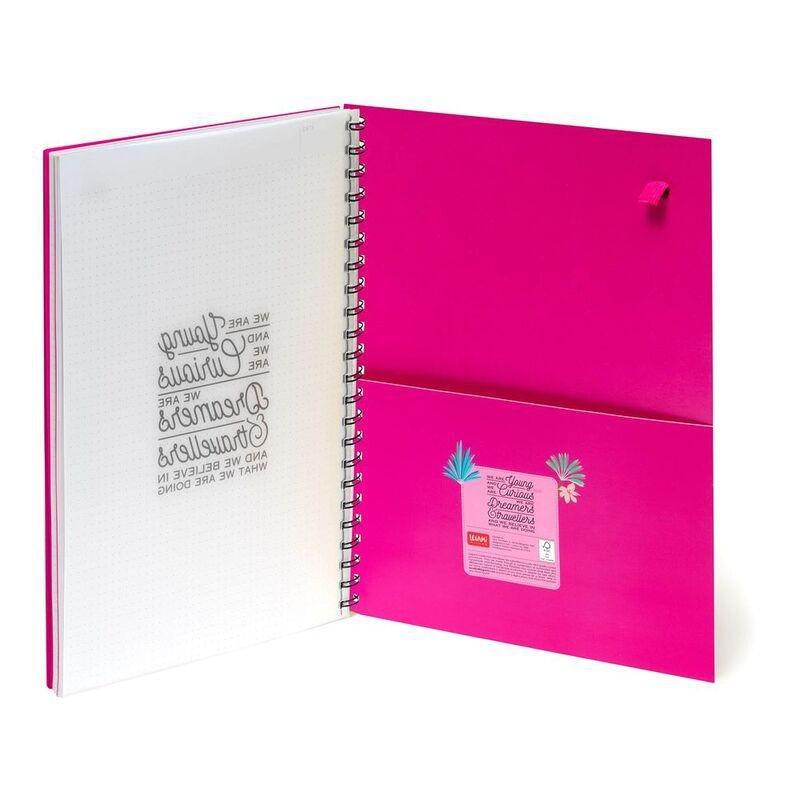 Legami Trio Spiral Maxi Lined/Squared/Dotted Flora Notebook, , large image number 1