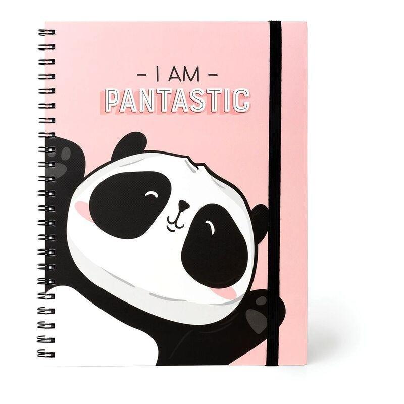 Legami Trio Spiral Maxi Lined/Squared/Dotted Pantastic Notebook, , large image number 0