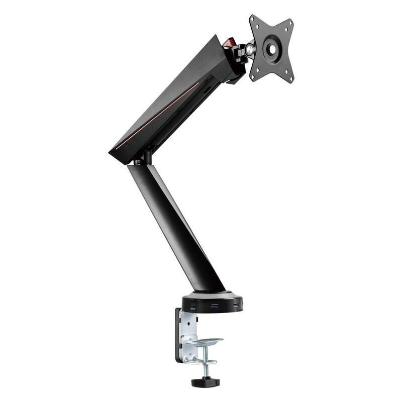 Twisted Minds Single Monitor Spring-Assisted Pro RGB Gaging Monitor Arm With USB Port, , large image number 0