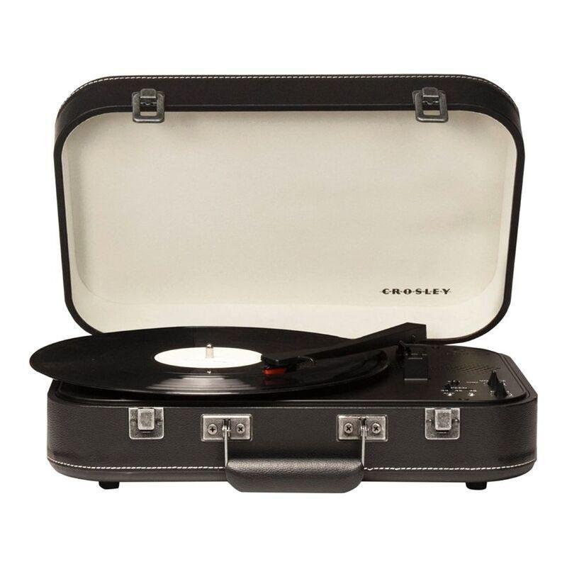 Crosley Coupe Portable Bluetooth Turntable with Built-in Speakers - Black, , large image number 0