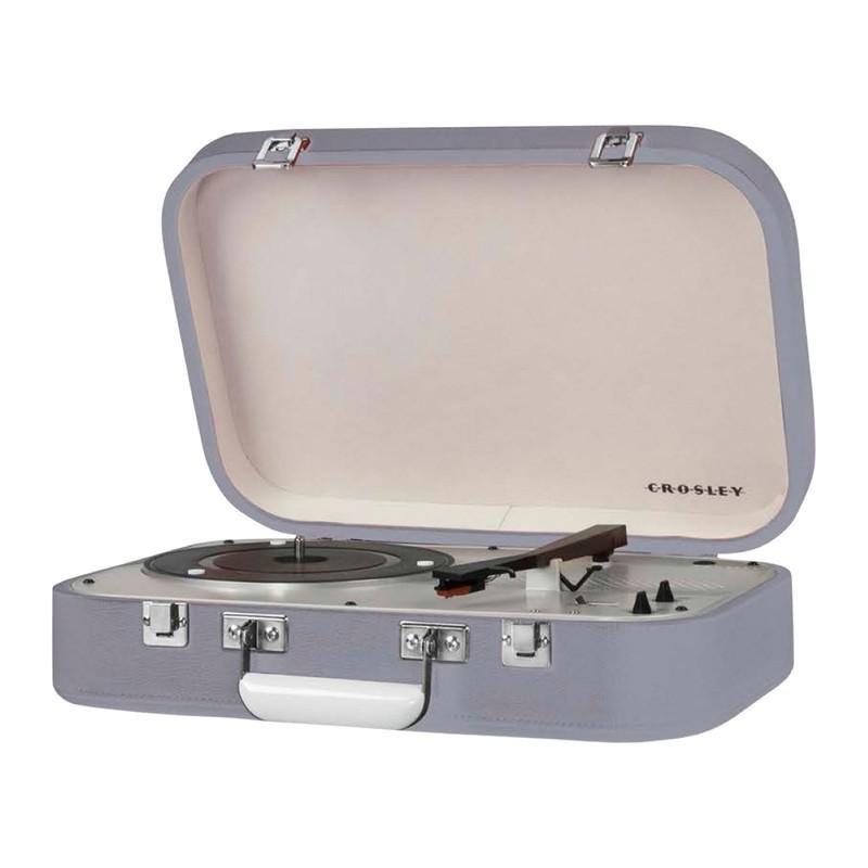 Crosley Coupe Portable Bluetooth Turntable with Built-in Speakers - Gray, , large image number 1