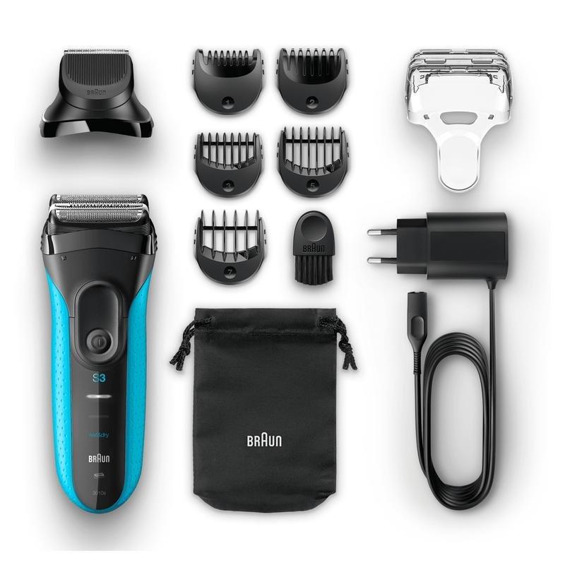 Braun Series 3 Shave & Style 3010BT 3-In-1 Electric Wet & Dry Shaver, , large image number 1