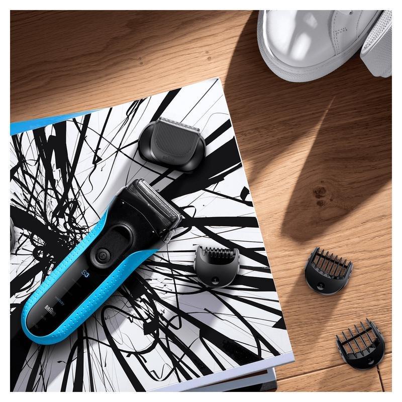 Braun Series 3 Shave & Style 3010BT 3-In-1 Electric Wet & Dry Shaver, , large image number 2