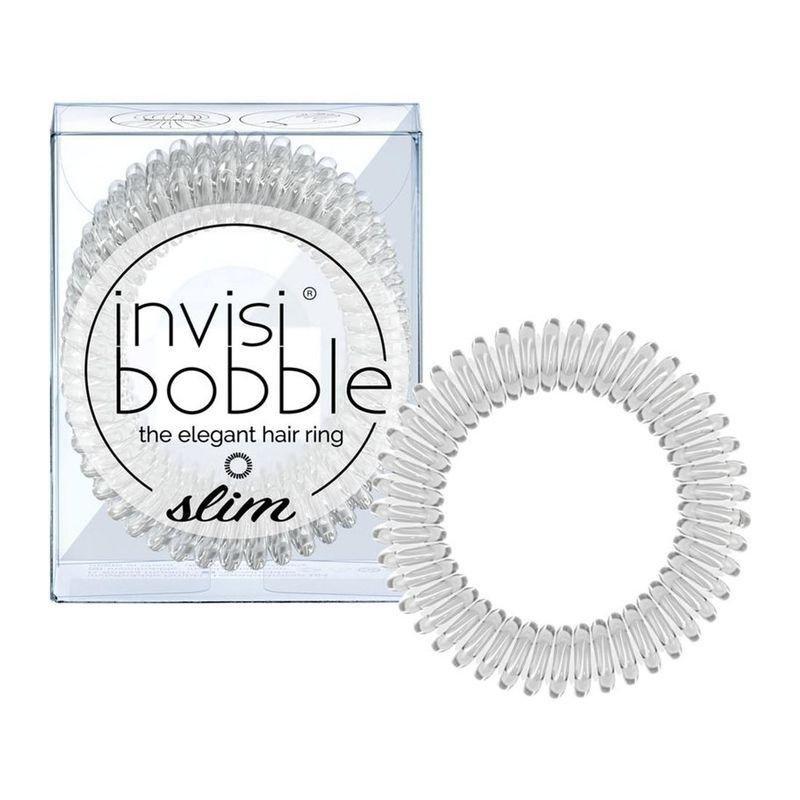 Invisibobble Slim Crystal Clear Hair Tie, , medium
