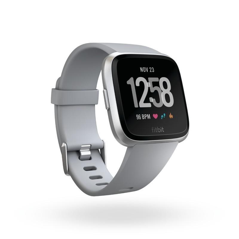 Fitbit Versa Grey/Silver Aluminum Smartwatch, , large image number 0