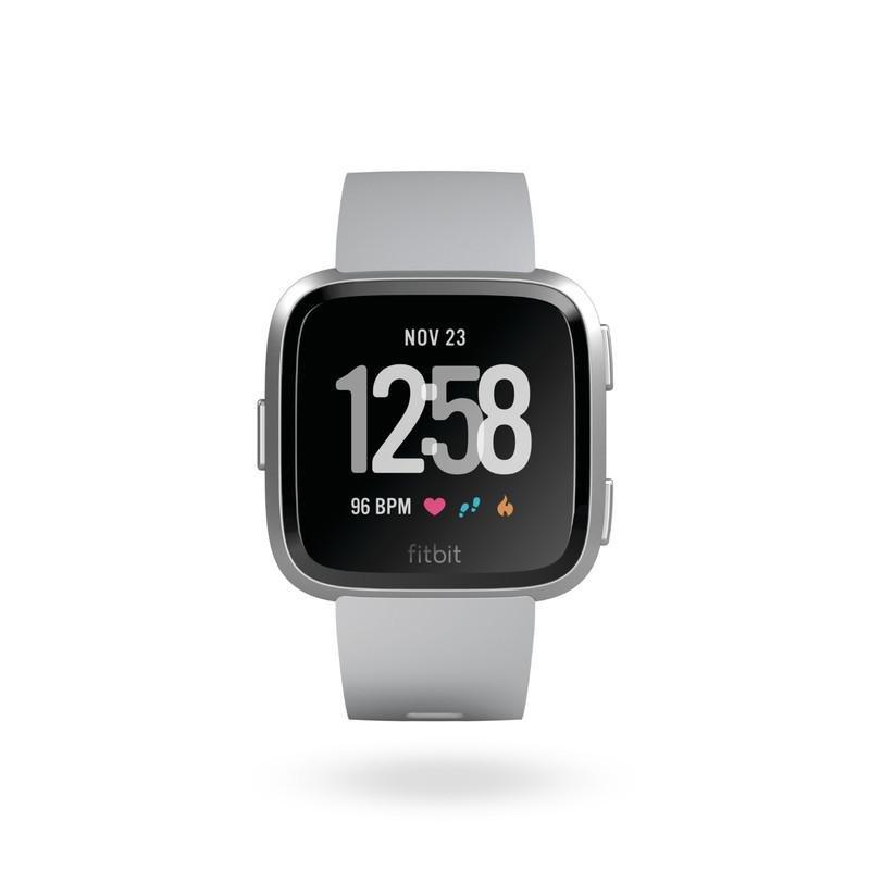 Fitbit Versa Grey/Silver Aluminum Smartwatch, , large image number 1