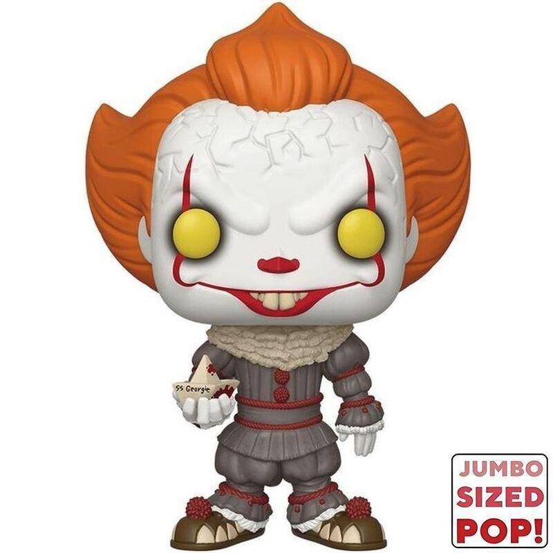 Funko Pop! Jumbo It Chapter 1 Pennywise with Boat 10-Inch Vinyl Figure, , large image number 0