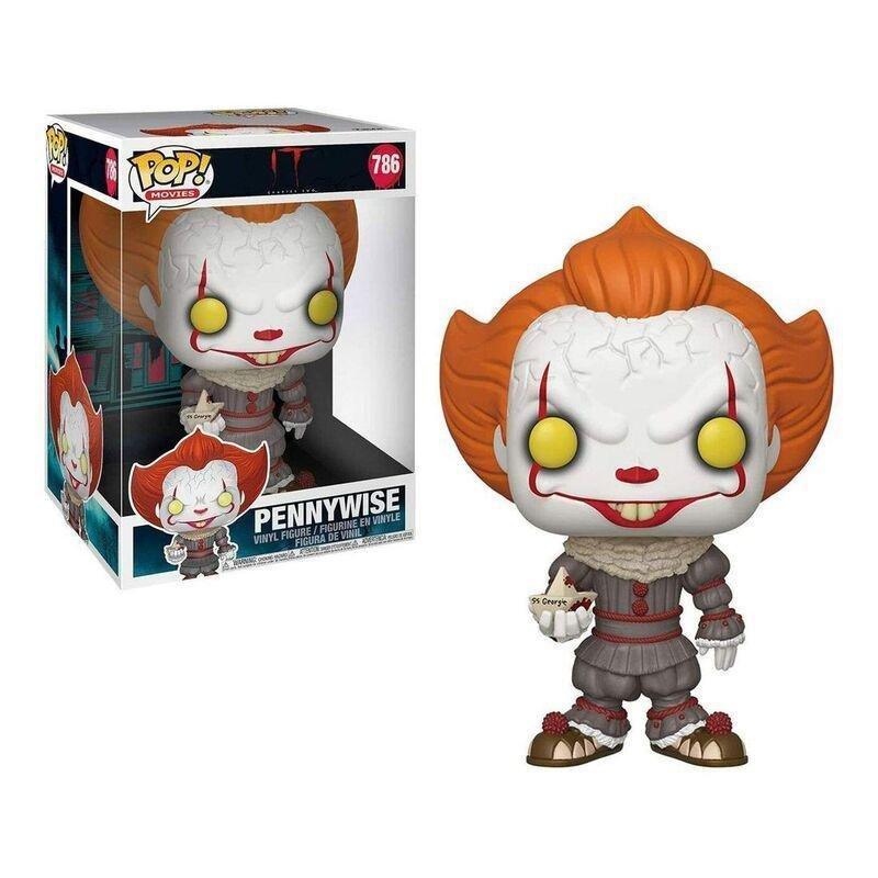 Funko Pop! Jumbo It Chapter 1 Pennywise with Boat 10-Inch Vinyl Figure, , large image number 1