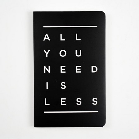 LETTERNOTE - Letternote All You Need Is Less Vivid Series Notebook