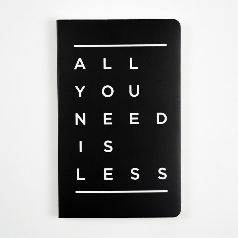 Letternote All You Need Is Less Vivid Series Notebook, , large image number 0