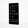 LETTERNOTE - Letternote All You Need Is Less Vivid Series Notebook