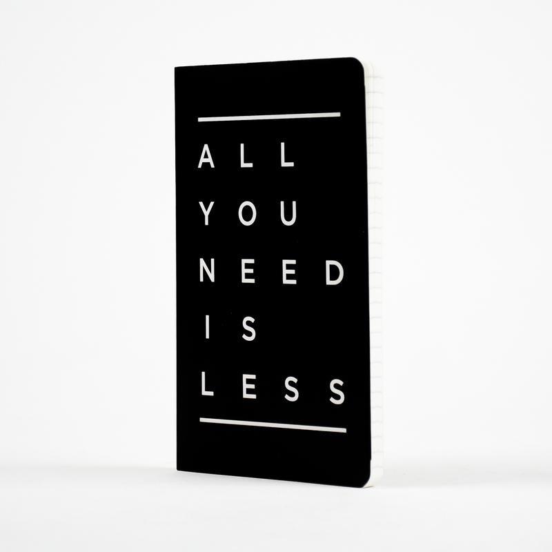 Letternote All You Need Is Less Vivid Series Notebook, , large image number 1
