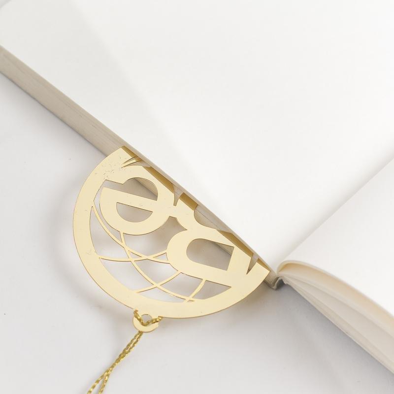 Letternote Be 24K Gold Plated Metal Bookmark, , large image number 2
