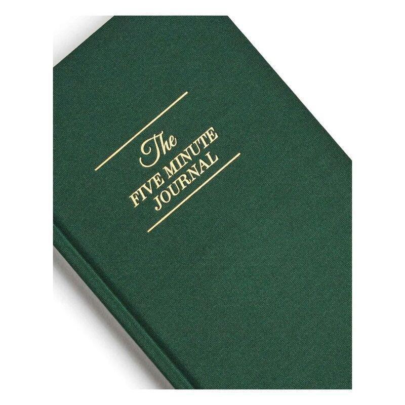 Intelligent Change Five Minute Journal - Green/Gold, , large image number 1
