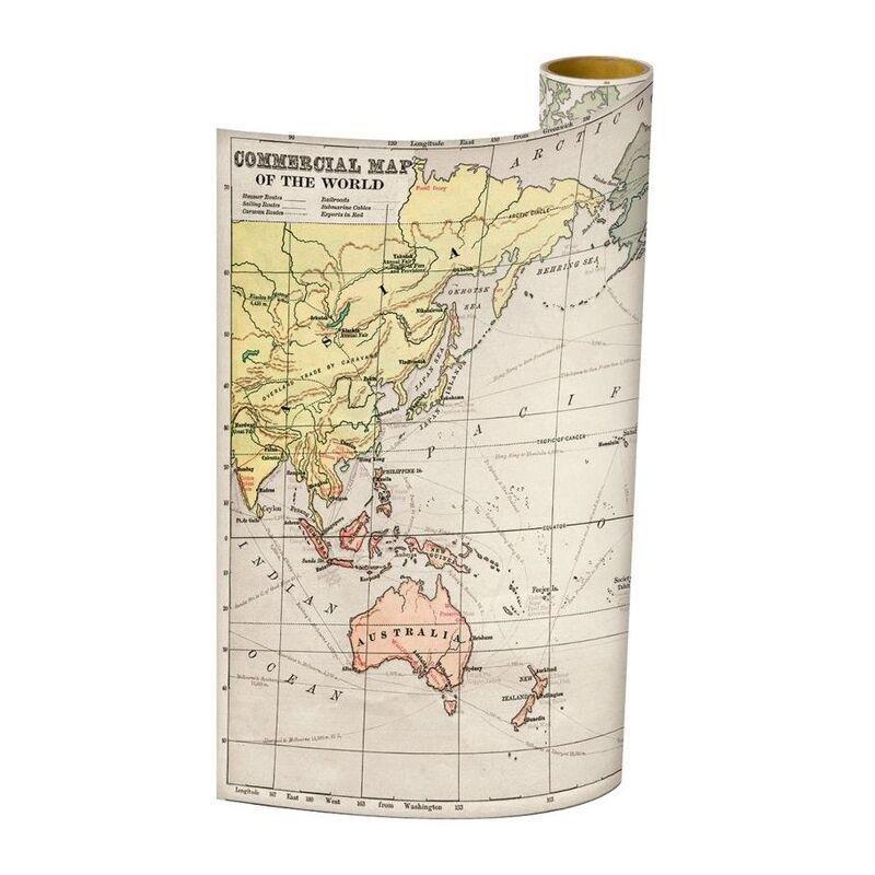 Legami Wrapping Paper - Map, , medium